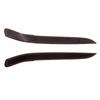 2Pcs Auto Headlight Eyebrow Eyelid Cover Trim  For Holden VE Commodore SS SSV SV6 S Gloss Black ABS Car Front Headlight Frame