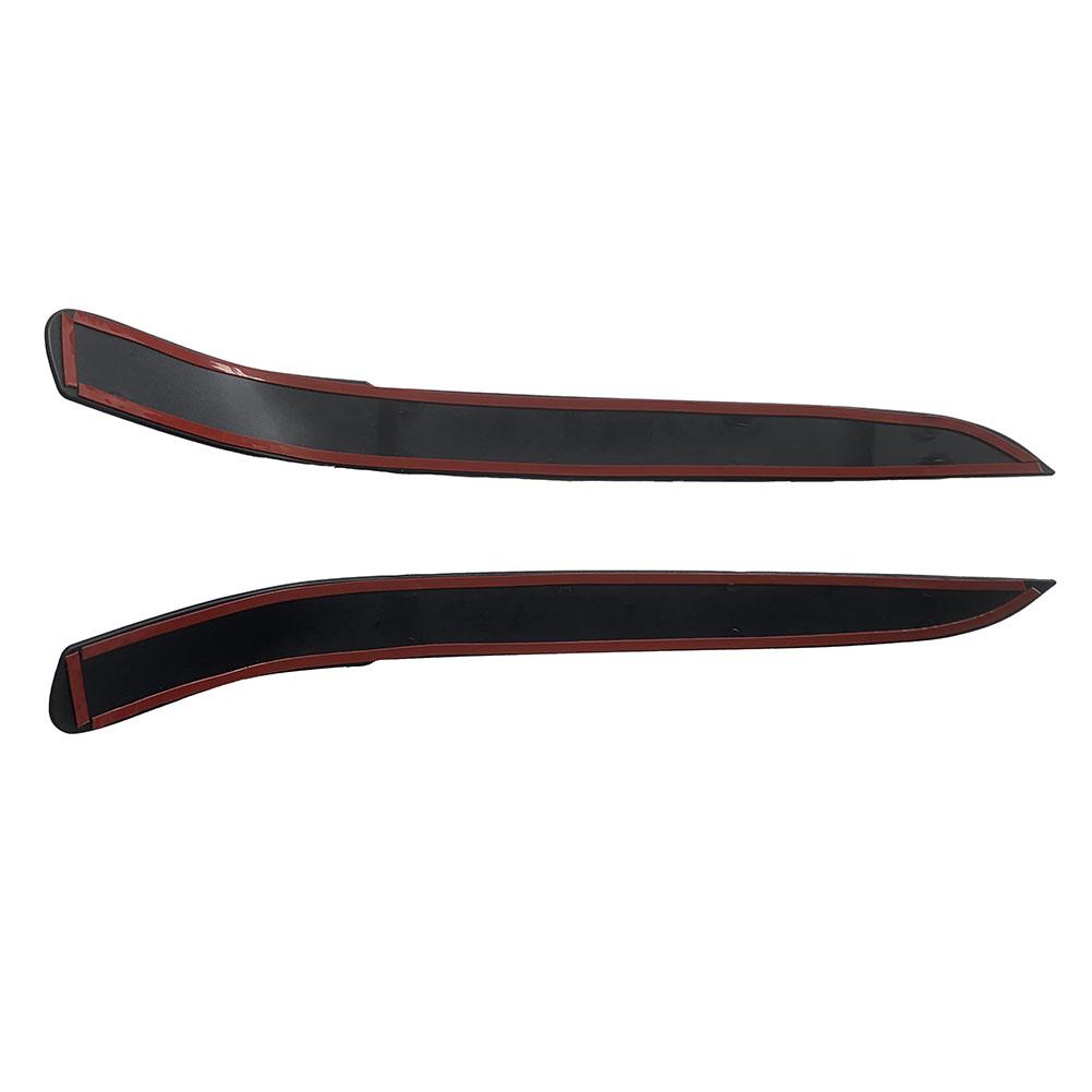 2Pcs Auto Headlight Eyebrow Eyelid Cover Trim For Holden VE Commodore SS SSV SV6 S Gloss Black ABS Car Front Headlight Frame