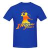 Indiana Jones Logo Nude Feeling Tshirt Sports Street Reinforced Collar Shirt