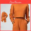 Womens Casual Long Sleeve Sweatshirt With Nylon Cotton Blend For Running And Fitness
