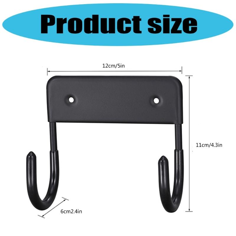 Space Saving Ironing Board Hanger Wall Hanging Rack Alloy Texture Great for Vertical Storage in Closets or Behind Doors