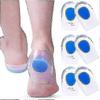 3 Paar Gel-Fersenschalen Plantarfasziitis Post - Silikon-Gel-Fersenpolster für Fersenschmerzen, Fersensporn & Achillesschmerzen