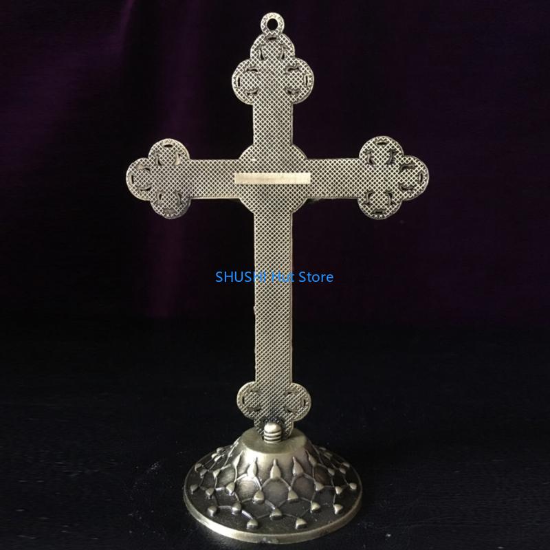 Orthodox-Cross Jesus Prayer Utensils Home Decors Christian Church Crucifix D57B