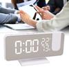 FM Radio LED Digital Smart Alarm Clock LED Digital Projection Alarm Clock for Bedroom Bedside