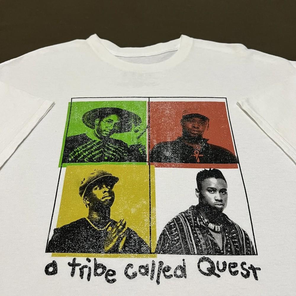 

VTG Members Of A Tribe Called Quest Band Heavy Cotton White T Shirt S-5XL Unisex T-Shirt XXL