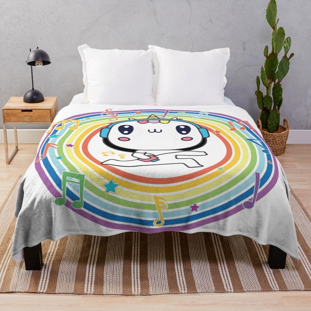 Musical Unicorn Throw Blanket