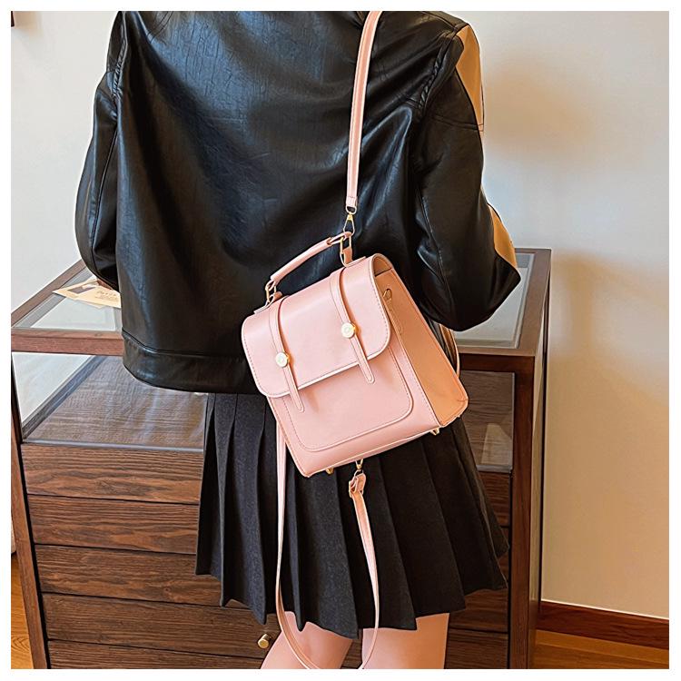 2023 Trendy Textured Casual Women's Backpack – Stylish and Simple Shoulder Bag