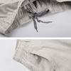 Men's Lightweight Casual Linen Pants High Straight Leg Loose Fit for Summer
