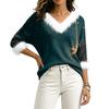 Women's Elegant Christmas V-Neck Top for Party, Date and Everyday Wear