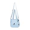 New KANGOL Nylon Large Capacity Shoulder Bag Crossbody Bag Unisex Glacier Blue/Black/Peach Pink/Mint Green/Khaki KGC1510