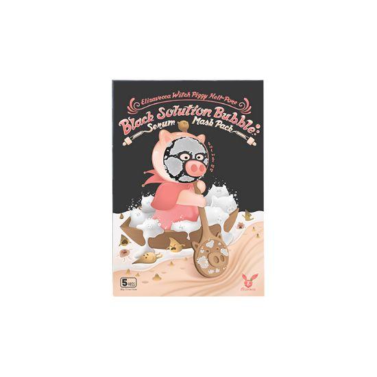 Elizavecca Hell-Pore Black Solution Bubble Serum Mask (1 Box / 5 Sheets)