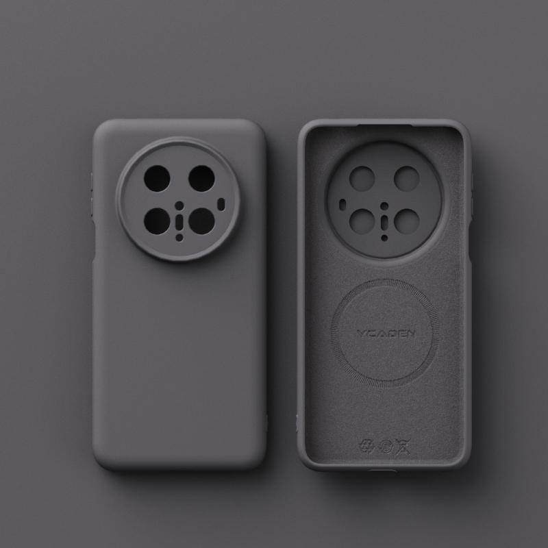 For Wireless Charging Magsafe Soft Liquid Silicone Phone Case For Huawei Mate 70 60 Pro Magnetic Slim Skin Protection Cover