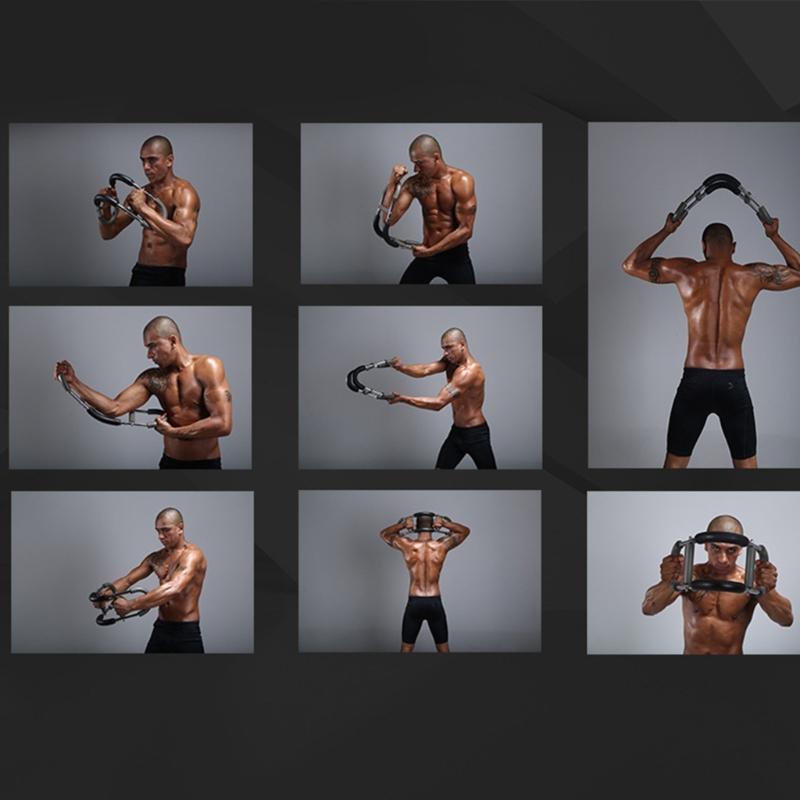 Arm Trainer Arm Exerciser Chest Expander Upper Body Strength Machine with Adjustable Resistance for Fitness Enthusiasts