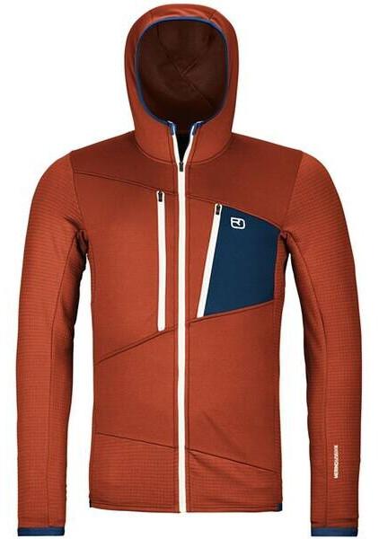 

Куртка Ortovox Fleece Grid Hoody M Jkt (87214) глина/оранжевый S