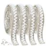 Self-Adhesive Pearl & Rhinestone Decorative Diamond Sticker Set for Clothing Accessories