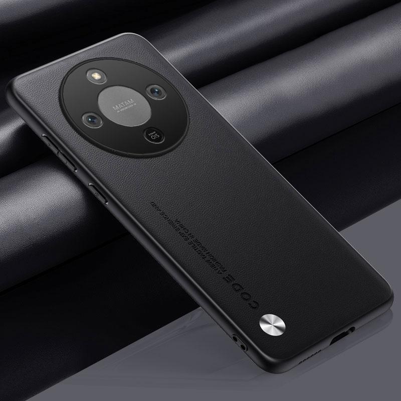 Luxuriöse PU-Lederhülle für Huawei Mate 70 60 40 30 Pro Hülle Weiche Silikon Schutzhülle Handyhülle