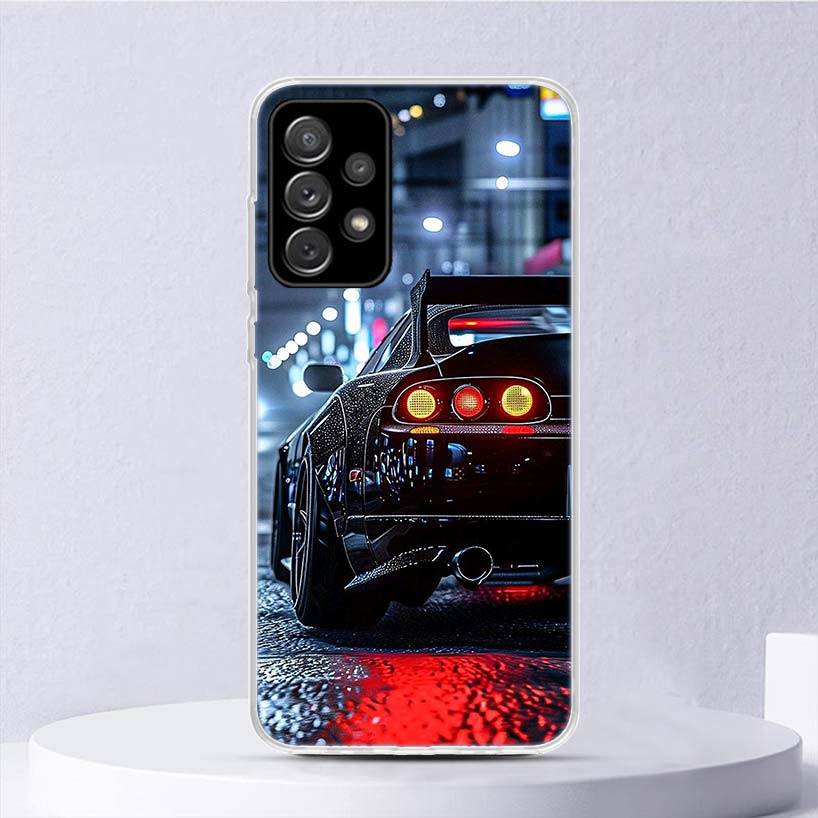 Cool Male Men Sports Cars Soft Case For Samsung Galaxy A16 A15 A14 A13 A56 A55 A54 A53 Phone Cover A26 A36 A25 A35 A24 A34 A23 A