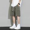 Men's Summer Multi-Pocket Cargo Shorts Men's Casual Fashion Color Loose Cargo Shorts