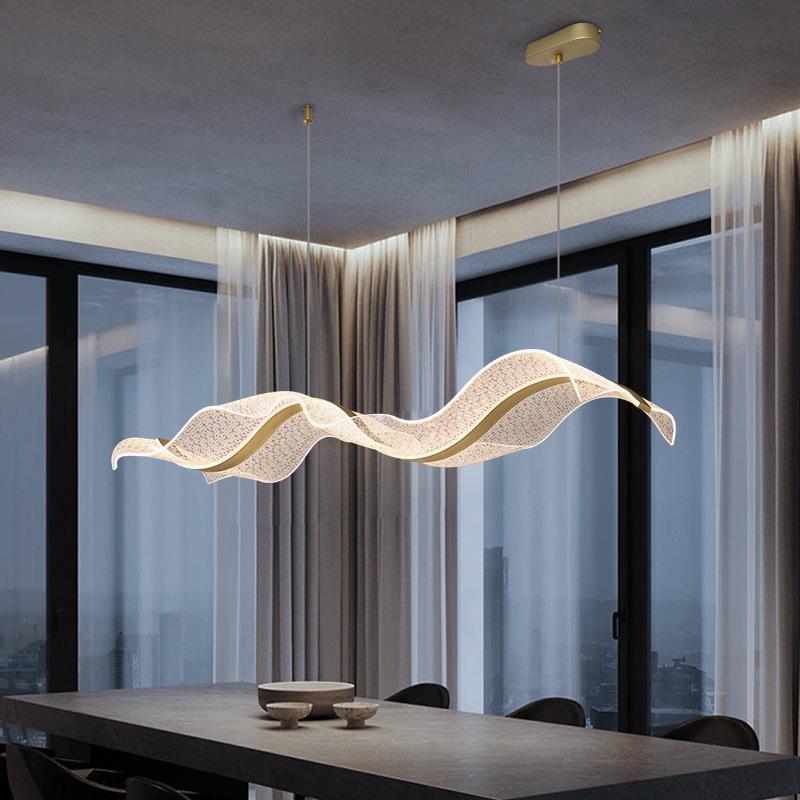 Nordic Starry Sky Wave Chandelier - Modern Designer Lighting for Restaurants, Hotels, Bars, and Tea Rooms