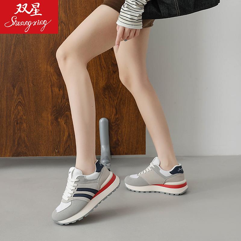Sneakers Spring and Autumn Couples Casual Shoes Breathable Mesh Student Flat Bottom Running