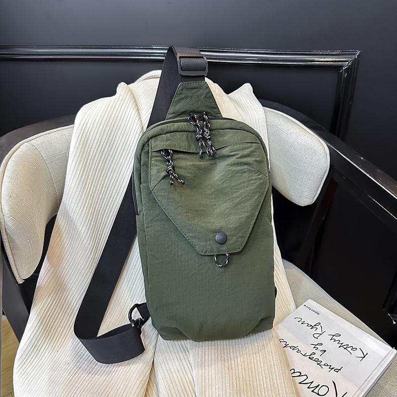 New Casual Unisex Chest Bag Multi-Layer Outdoor Travel Multi-Functional Single-Shoulder Small Phone Bag
