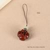 Sandalwood Peanut Phone and Car Keychain Pendant – Creative Gift for Men and Women