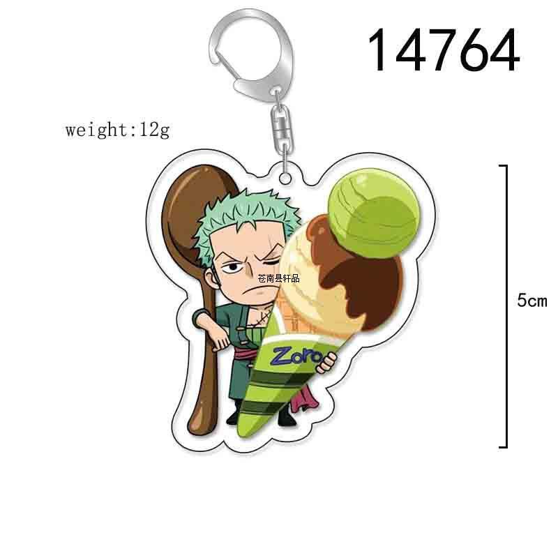 Anime/Cartoon One Piece Keychain/Acrylic Keychain - Luffy, Zoro Acrylic Keychain/Cartoon Keychain Gift
