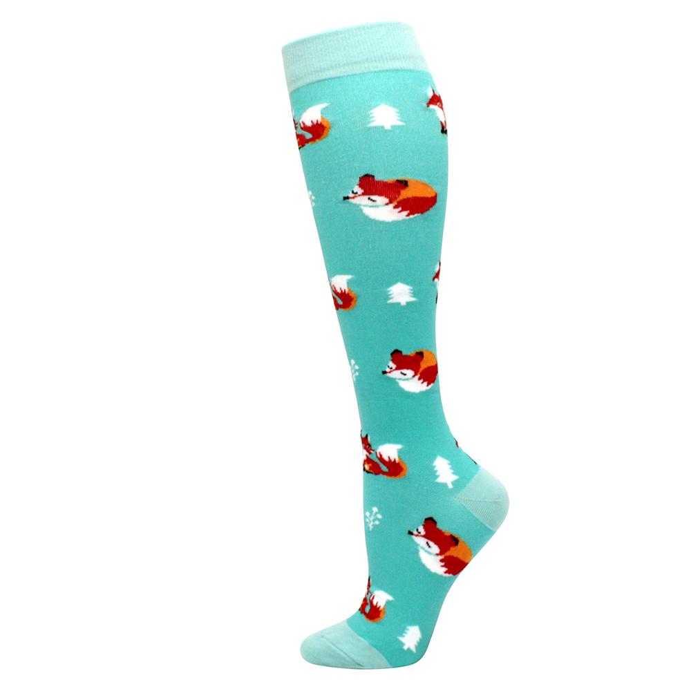 Neue Kompressionsstrümpfe Druck Pflegesocken für Ödeme, Diabetes, Krampfadern, Durchblutung Sportsocken