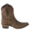 Botas mujer Faux Leather Cowboy Ankle Boots for Women Wedge High Heel Boots Snake Print Western Cowgirl Boots