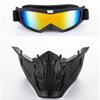 Motorcycle Goggles Face Cover Simple Protective Covers Skull Modeling Cycling Skiing Facial Protector Helmet Fitting