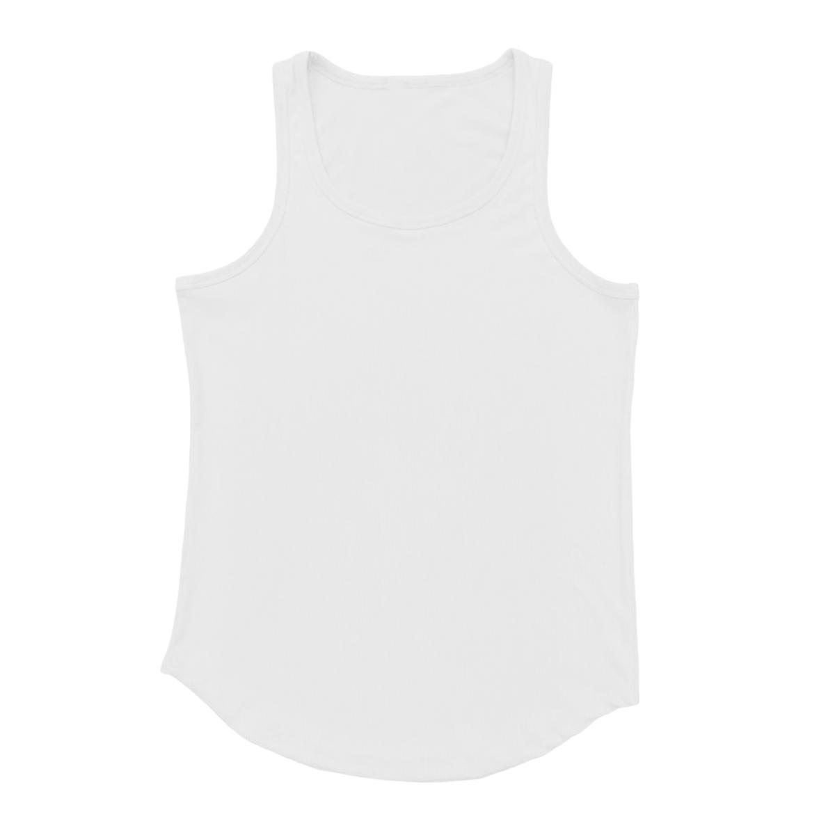 

Yousheng Женский жилет с круглым вырезом, без рукавов, с широкими бретелями, майки, однотонный, облегающий, рубчатый, дышащий жилет L белый