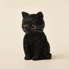 Cat Ornament Resin Statue Handmade Realistic Cat Figurine Home Office Desktop Living Room Decoration
