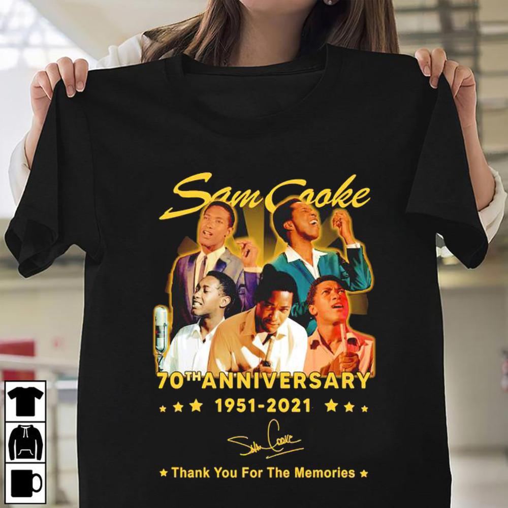 

Sam Cooke Anniversary Thank you for the memories T shirt S-4XL NL606 Unisex T-Shirt M