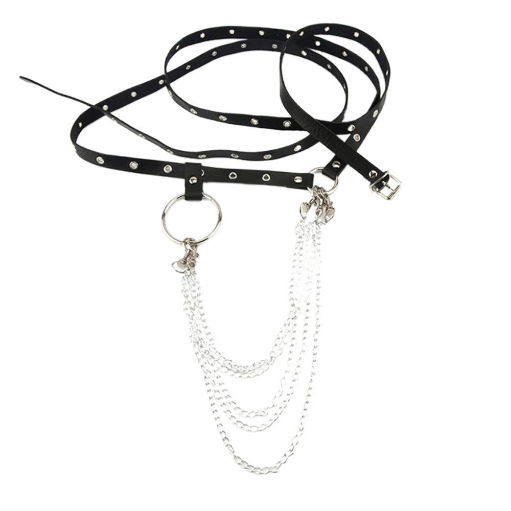 Multi-layer PU Leather Belt Extended Dress Waist Chain Fashion Women Waist Belt  Suit Decoration