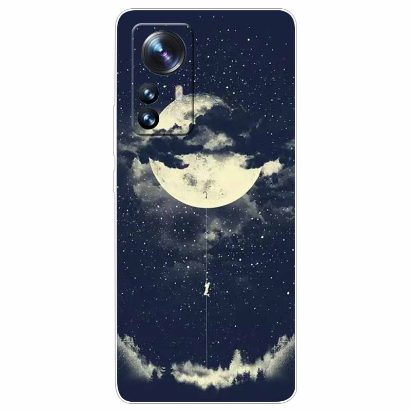 For Xiaomi 12T Pro 5G Case 12 T Cat Space Soft TPU Clear Silicone Funda Cases for Xiaomi 12T 5G Cover 12TPro Shockproof 2022
