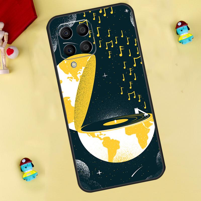 

Vinyl DJ Record Art Case For Samsung Galaxy M55 M14 M34 M54 M32 M52 M15 M11 M12 M13 M06 M16 M36 M56 M31 M53 M35 Samsung M12