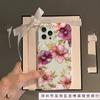 Lily Flowers for iPhone16 Mobile Phone Case 15promax Small Fresh 13/14 Airbag 12Pro Foreign Trade XS