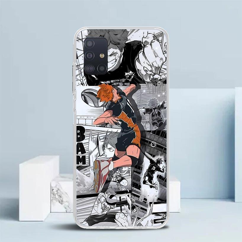 Haikyuu Oya Volleyball Anime Phone Case For Samsung Galaxy A52 A32 A22 A12 A51 A50S A30S A10S Note 20 Ultra 10 S10 Plus A31 A20