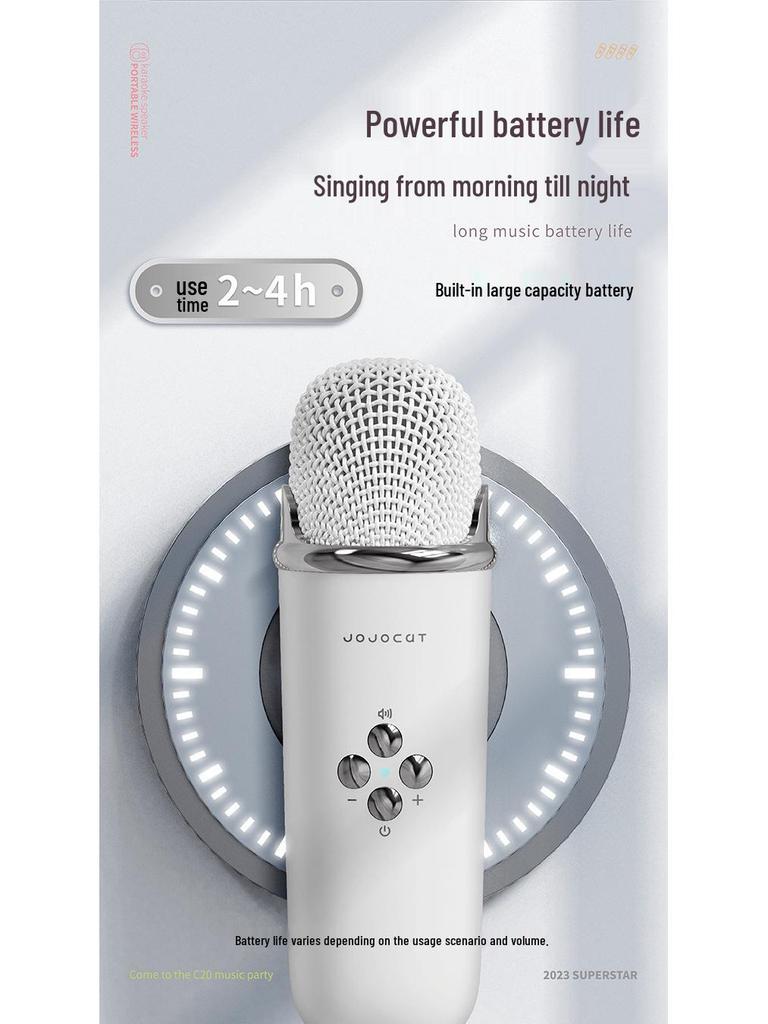 Retro Bluetooth Speaker with Integrated Portable Microphone - Mini Wireless Speaker Gift