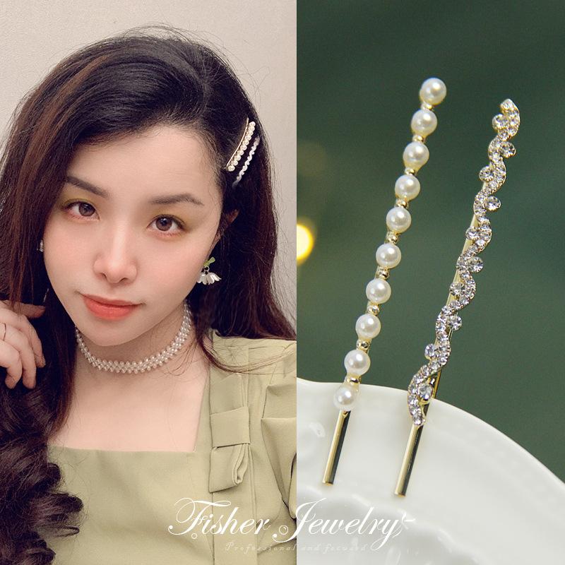 Korean Fashion Flower Opal Pearl Hairpins Gifts Women Girls Hair Clips Pins Barrettes Accessories Hairclip Hairgrips Headdress