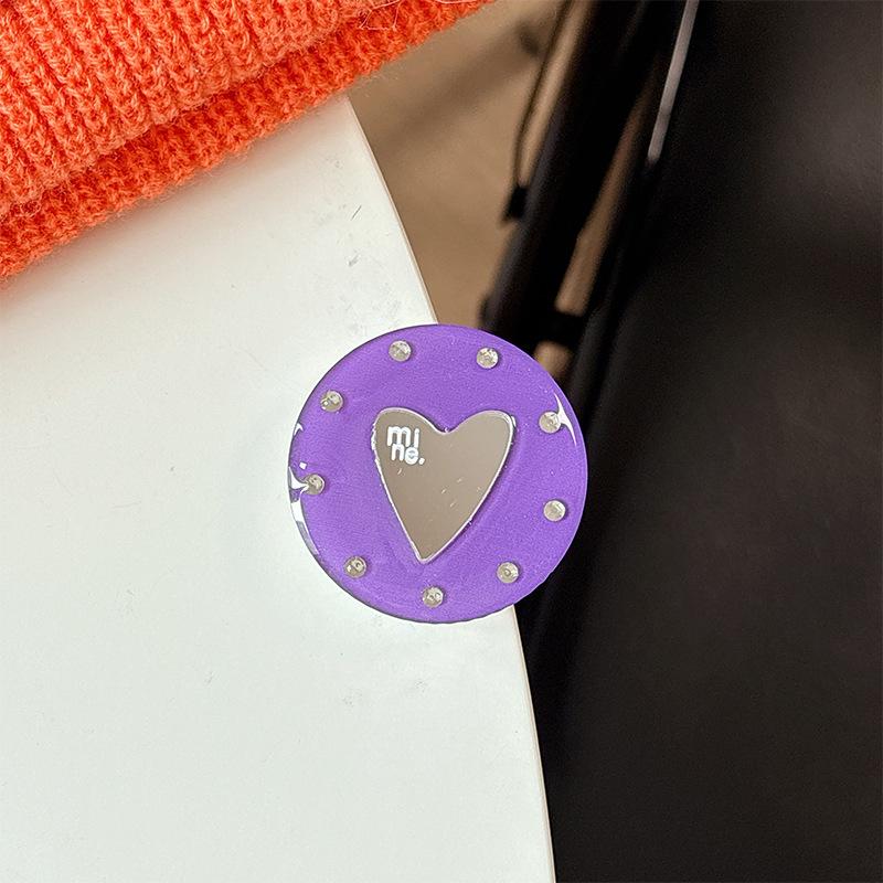 Bunter Liebe Herz Spiegel Handyhalter: Magsafe Magnetischer Aufkleber & Fingerring