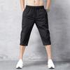 Summer Cropped Trousers for Men, Ice-Feel Breathable Stretch Trousers, Casual Versatile Shorts