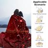 Rose Personalized Text Blanket Cozy Personalized Blanket Durable Comfort Perfect for Living Room Office Picnics Seaside for All Occasions