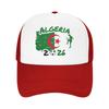 Algerien Fußball Fan Grüner Sonnenhut Lässige Unisex Damen Netz Trucker-Mütze Großhandel Snapback Kappe Geschenkidee