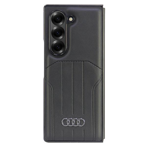 Audi Synthetic Leather Magsafe Z Fold6F956 Czarny/Black Hardcase Au-Tpupcmfold6-Q5/D1-Bk