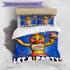 Set copripiumino 3 pezzi (1*Copripiumino + 2*Federe, Senza Nucleo), Set Biancheria da Letto Stampato Five Nights at Freddy's, Decorazione Camera da Letto, Per Tutte le Stagioni, Regalo di Compleanno