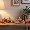 Gothic Style Halloween Skeleton Duck Statue 3D Printed Halloween Decorations  Home Office