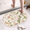 Bathroom Floor Mat Soft Diatom Mud Kitchen Floor Mat Toilet Floor Mat Quick Drying Bathroom Absorbent Floor Mat Toilet Floor Mat