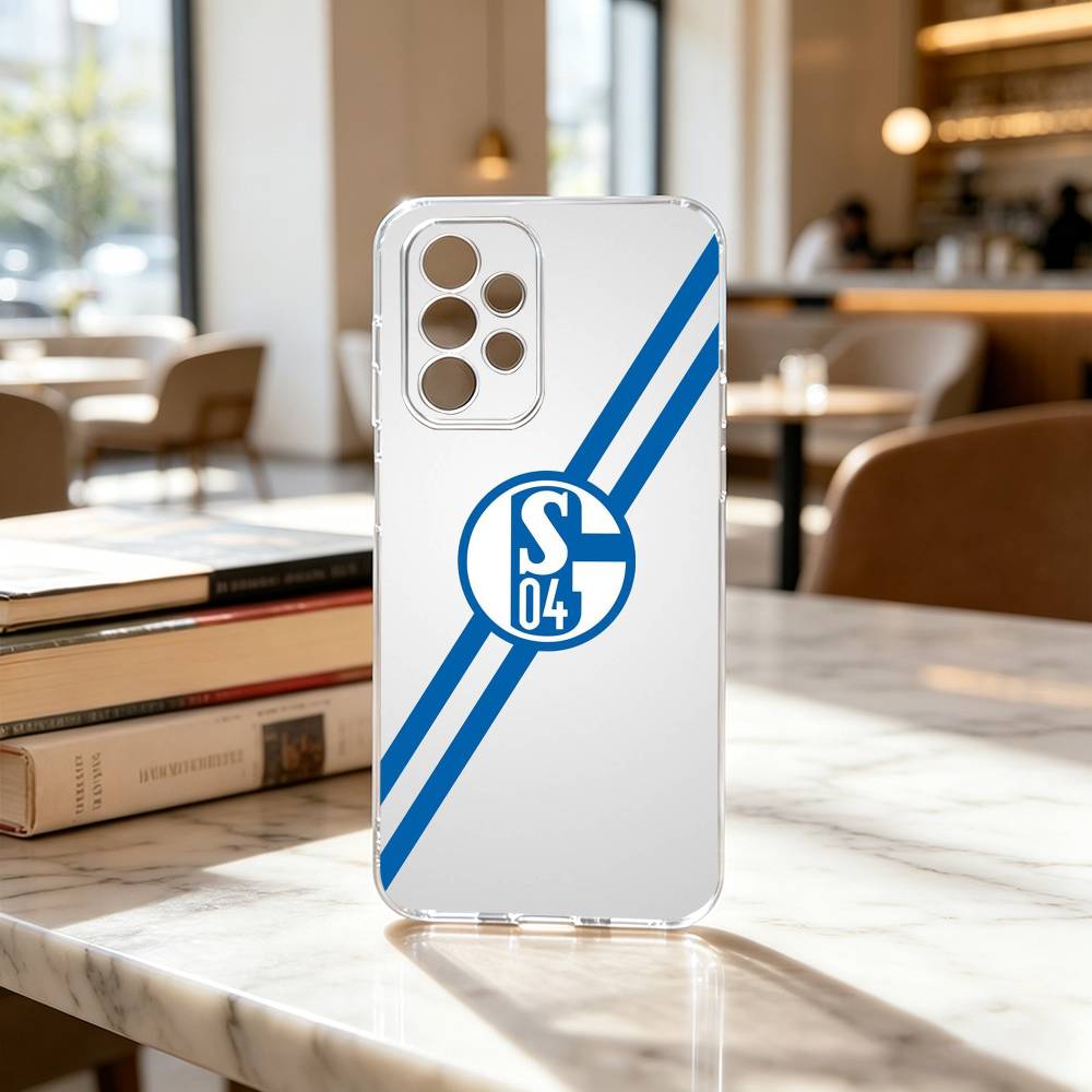 S-Schalke S04  Phone Case For Samsung S25,S24,S21,S22,S23,S30,Ultra,S20,Plus,Fe Transparent Cover