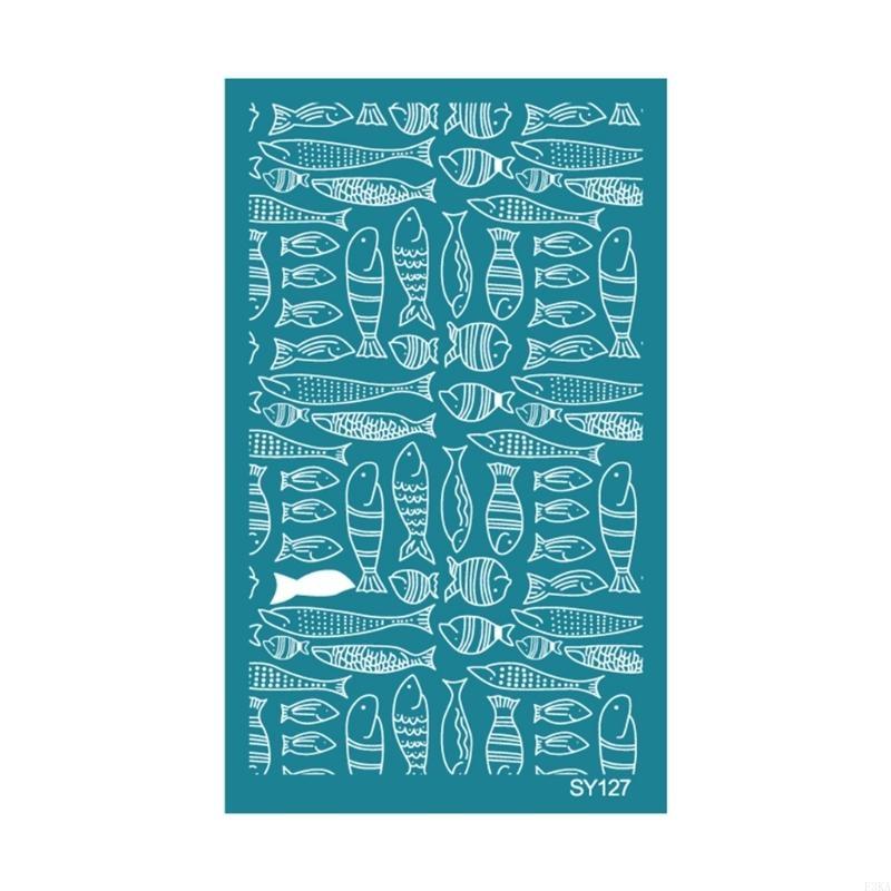 Silkscreen Print Tool Geometric Silk Screen Stencils for DIY Scrapbook Decors